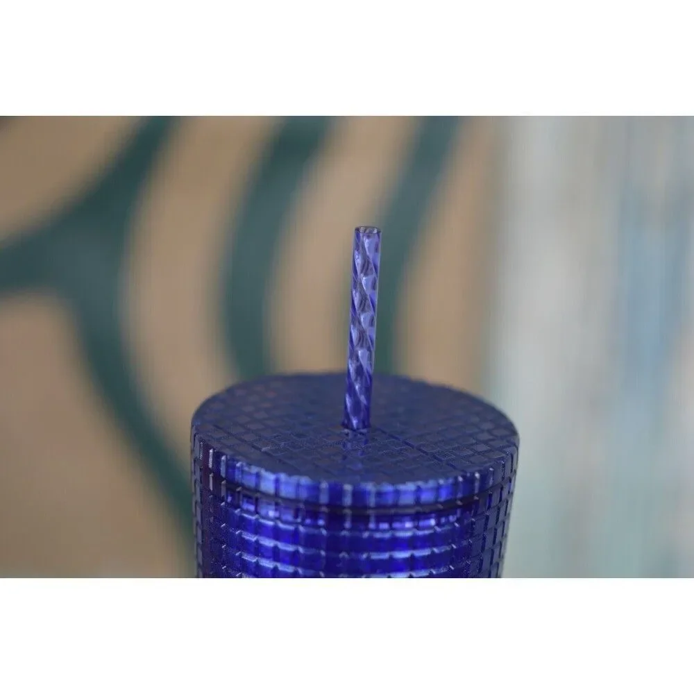 Starbucks Blue Blueberry Glitter Gradient Venti 24oz Cold Cup